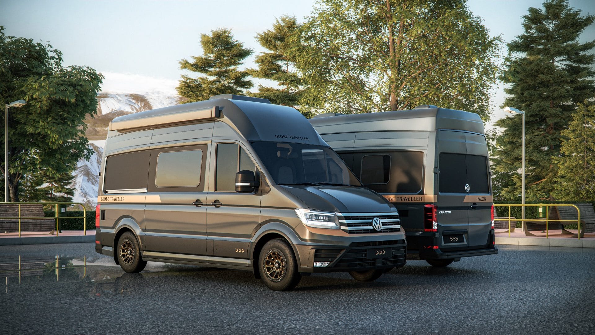 Globe Traveller Falcon - exteriér